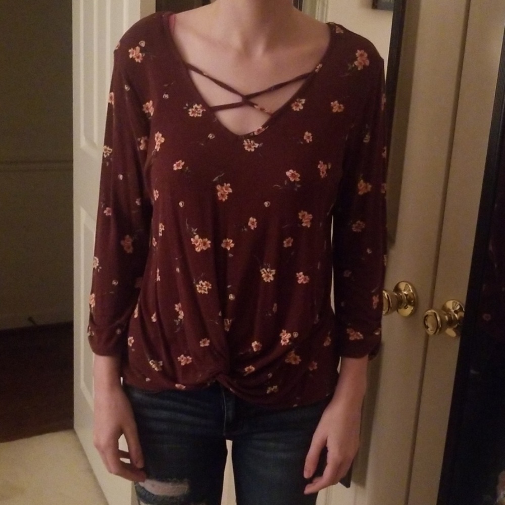 Quarter length long sleeve